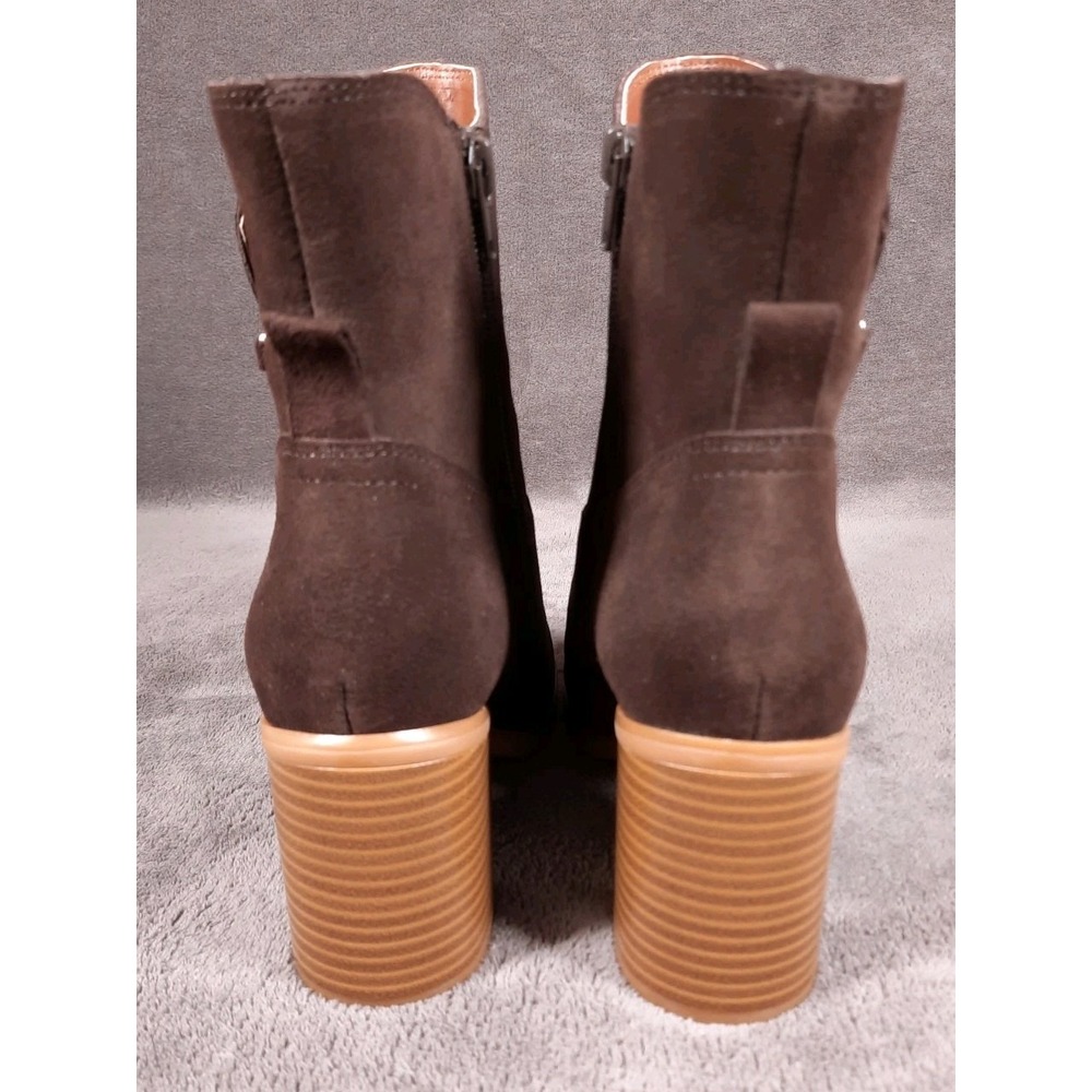 Giani Bernini Olaa-1 Booties Cocoa Faux Suede Size 6.5M - Picture 5 of 7